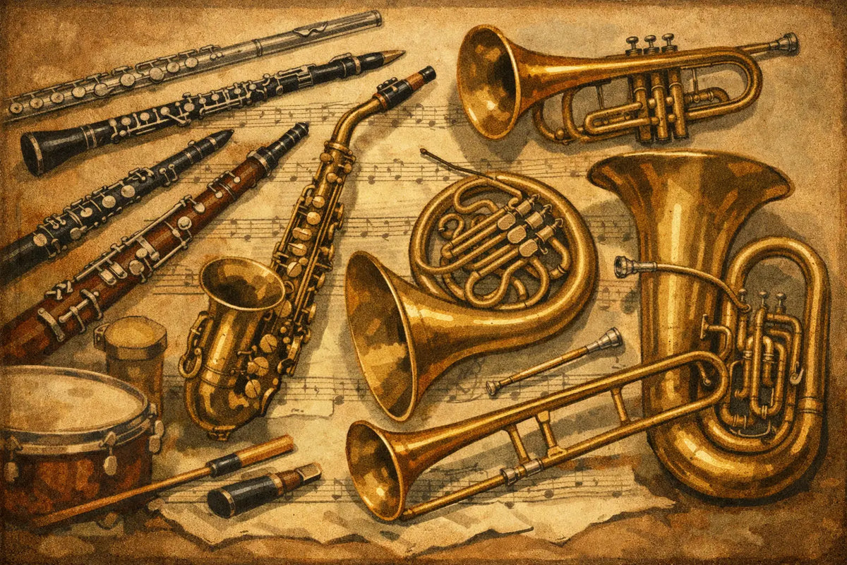 Woodwind and Brass Instruments List