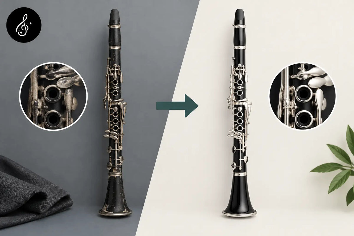 Clarinet Restoration Before and After Results