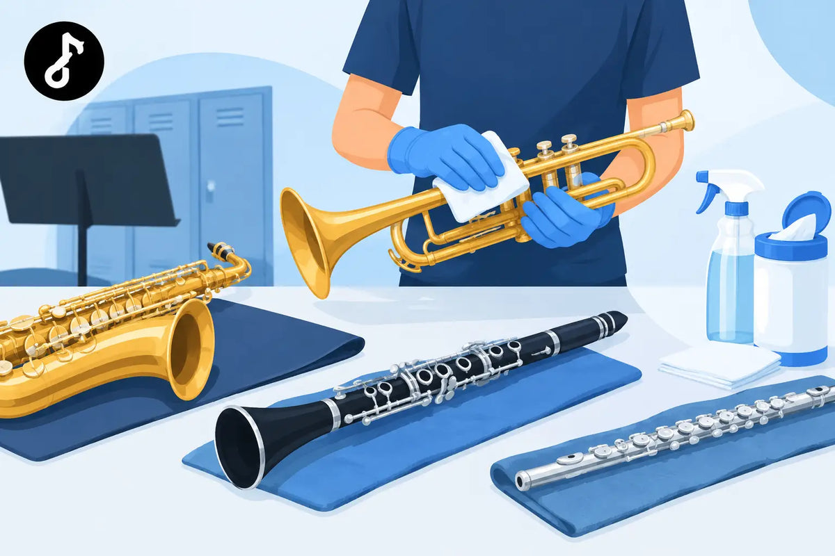 How to Disinfect School Band Instruments Safely
