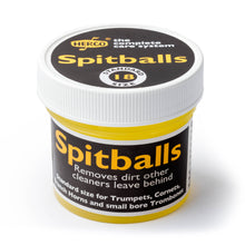 Herco HE185 Spitballs Brass Instrument Cleaner – Trumpet & Cornet Lead Pipe Cleaning Spitballs, 18 Count Jar