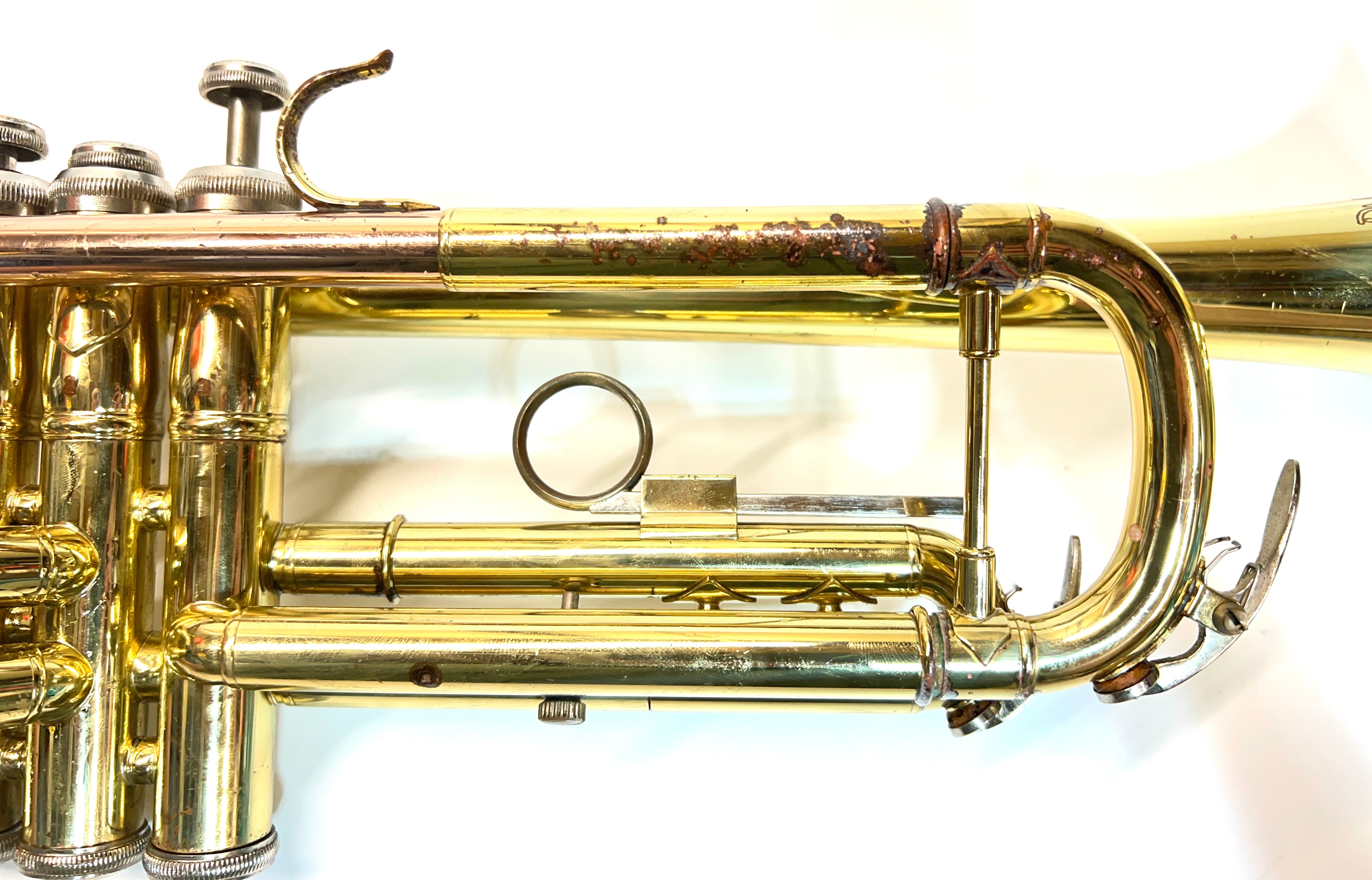 Selmer Prelude TR701 Trumpet Gold Lacquer For Parts Only USED