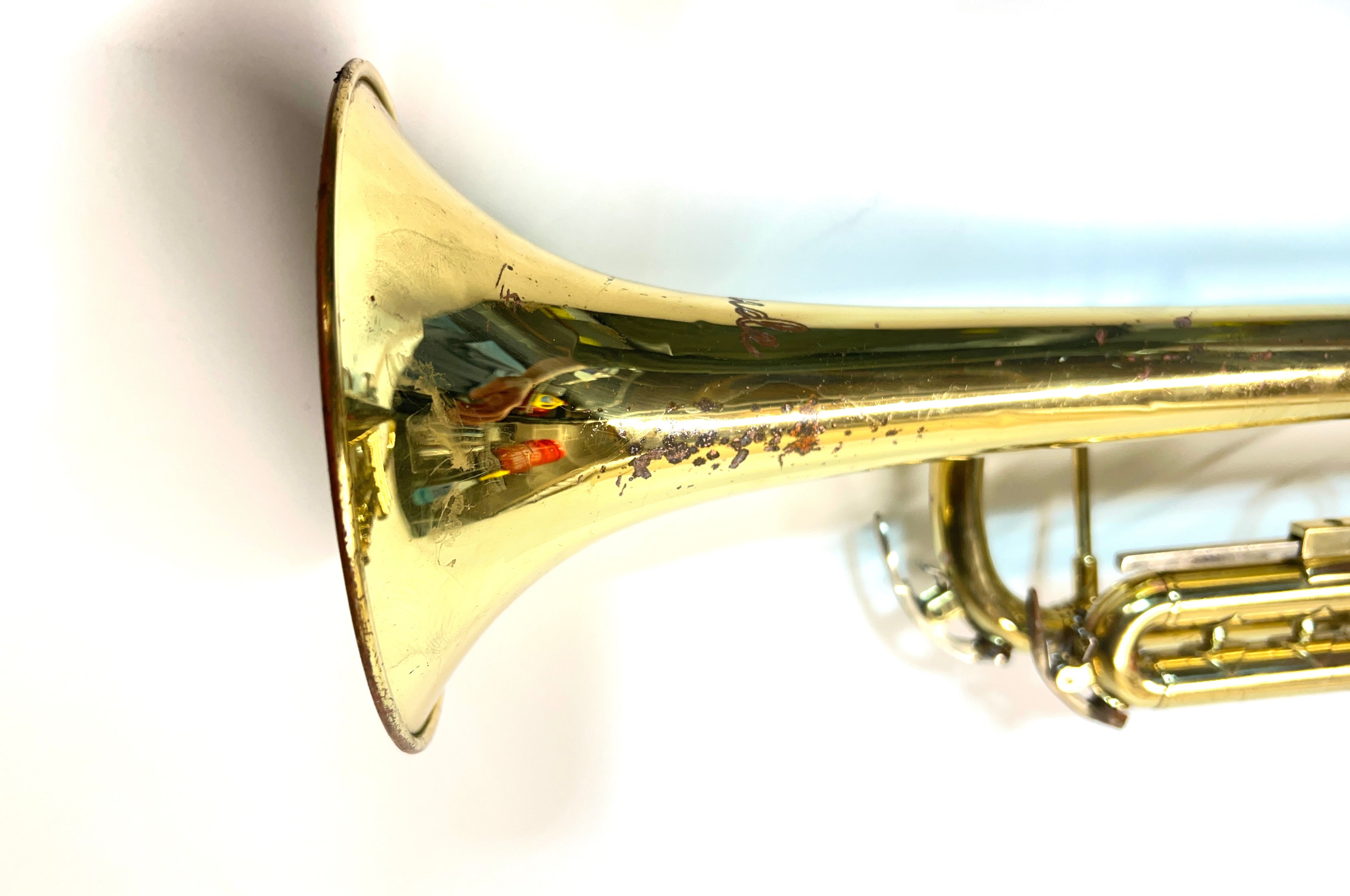 Selmer Prelude TR701 Trumpet Gold Lacquer For Parts Only USED