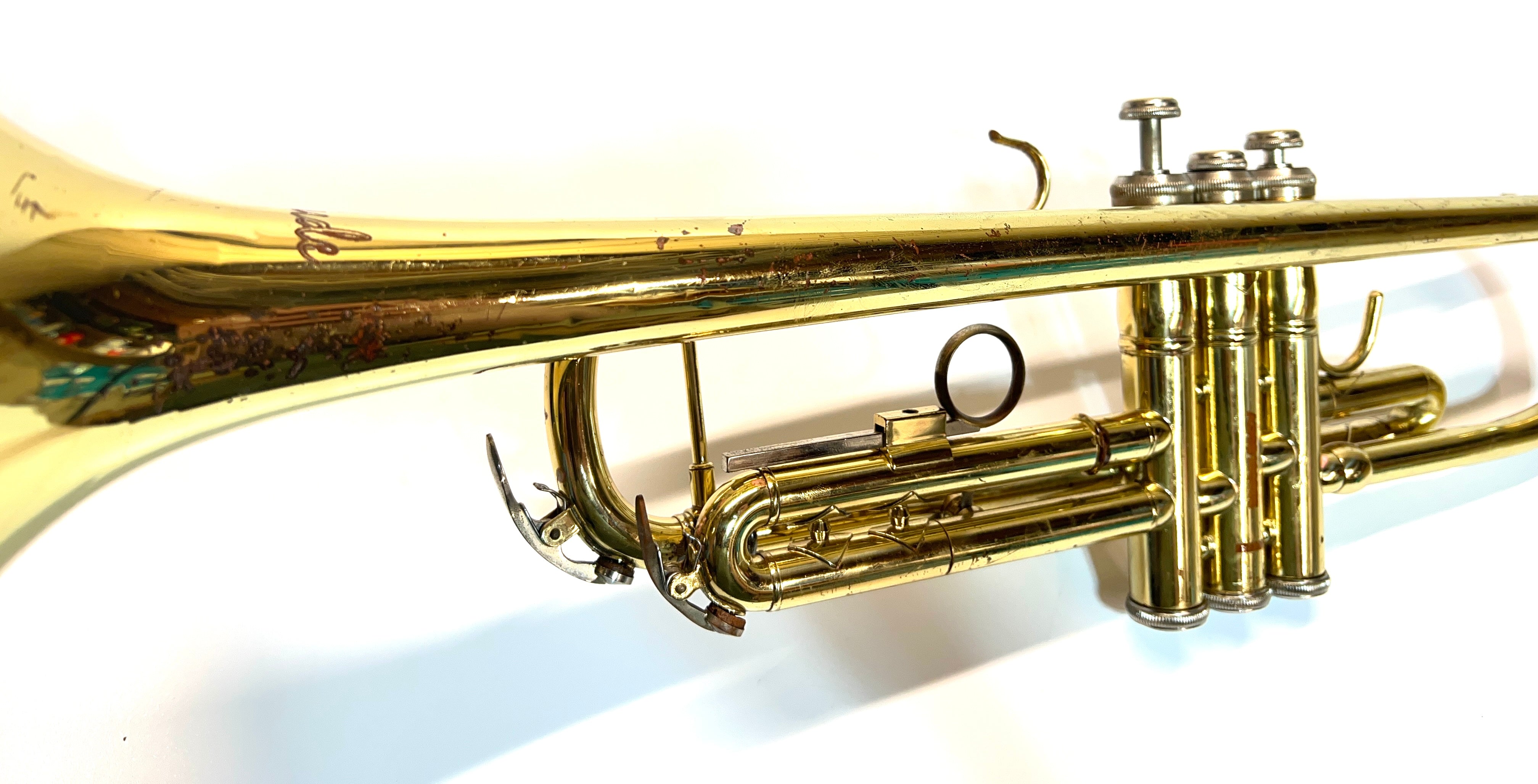 Selmer Prelude TR701 Trumpet Gold Lacquer For Parts Only USED