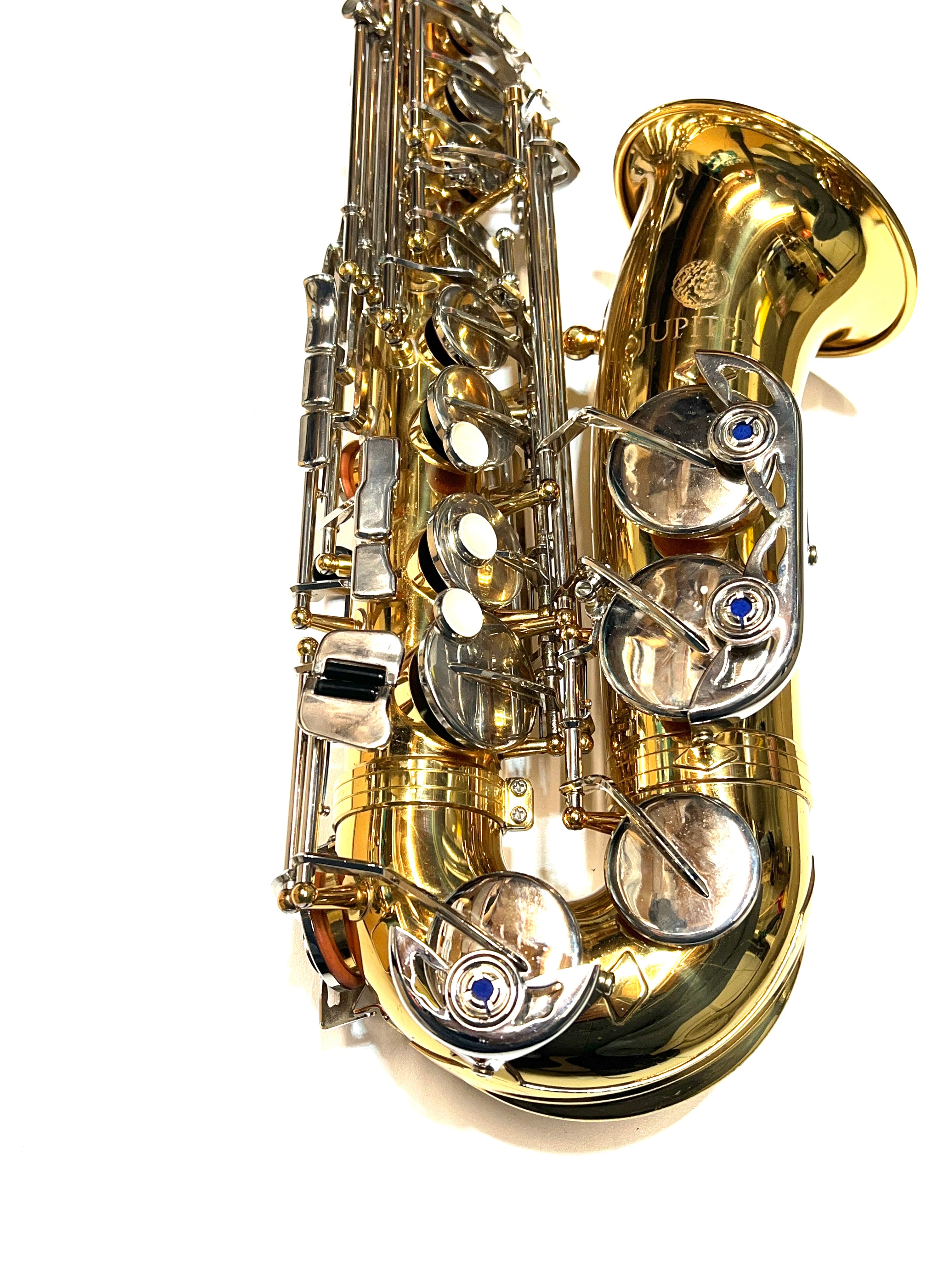 Jupiter 767-787 Alto Saxophone Recently Services Plays Well USED