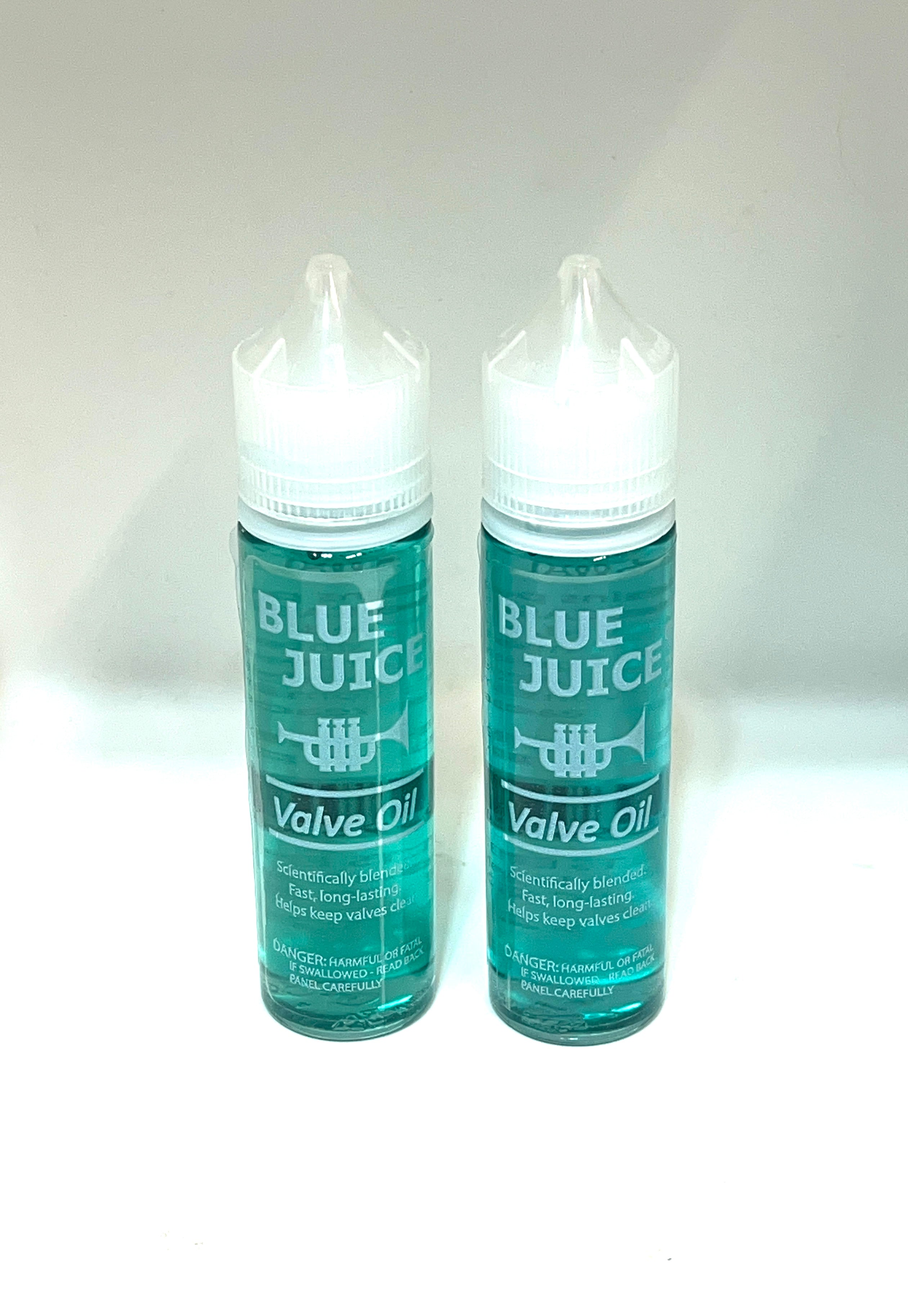 Blue Juice Valve Oil Fast Action 2 Bottles 2 oz