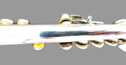 Jupiter 711R Intermediate Flute Solid Silver Open Hole B Foot Serviced C.O.A.