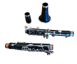 W Schreiber 6015S Bb Clarinet Silver Keys Case Mouthpiece Tested Ready Play