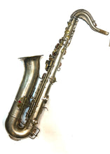 King C Melody Saxophone Silver Plate Gold Wash Bell H.N. White Plays AS-IS 1920's