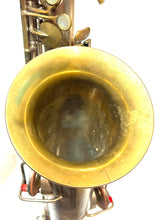 King C Melody Saxophone Silver Plate Gold Wash Bell H.N. White Plays AS-IS 1920's