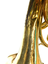 C.G. Conn Single French Horn F Brass Gold Lacquer USA Serviced w/ Case