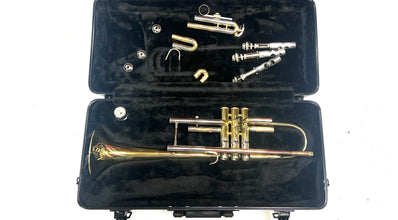 Bach Aristocrat TR500 Bb Trumpet Serviced Step-Up Model Case Used