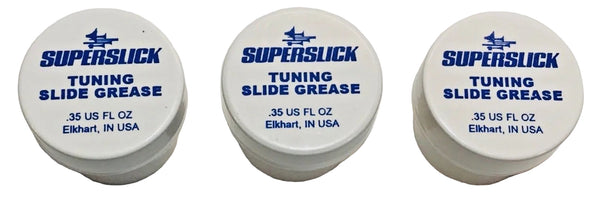 Superslick Tuning Slide Grease 3 Pack Trumpet Trombone Tuba Smooth Seal