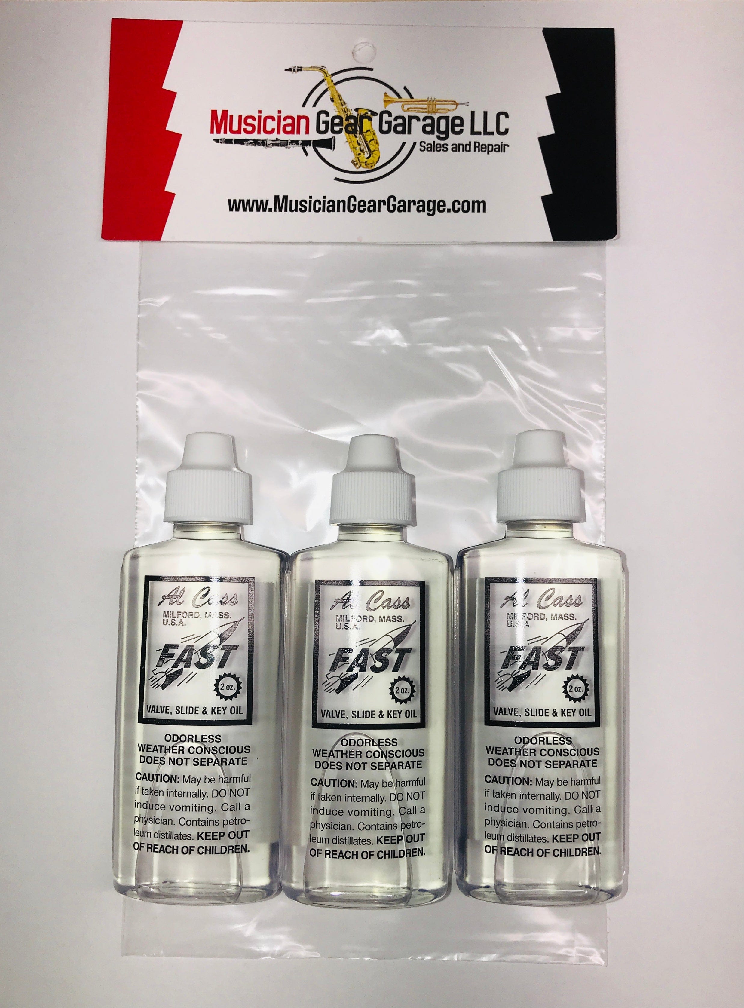 Al Cass Fast Valve Oil 3 Pack