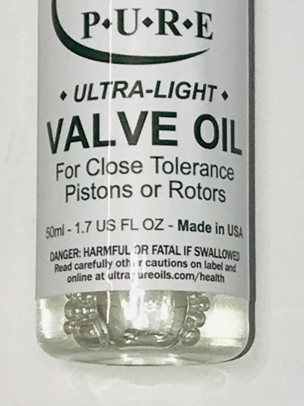 Ultra Pure Ultra Light Valve Oil 50ml Fast Synthetic Trumpet Rotary Oil