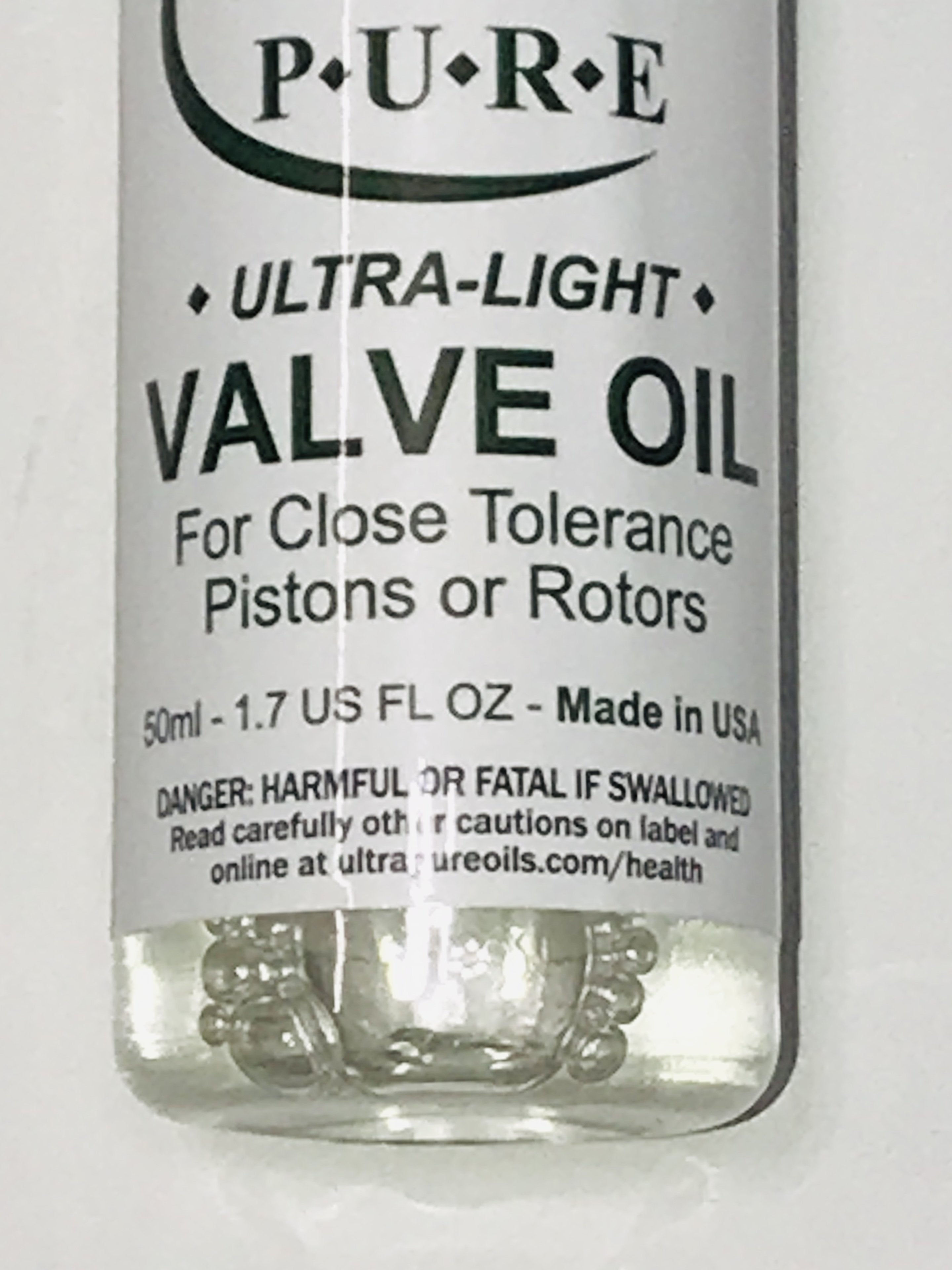 Ultra Pure Ultra Light Valve Oil 50ML Close Tolerance Valves Rotors 2 bottles