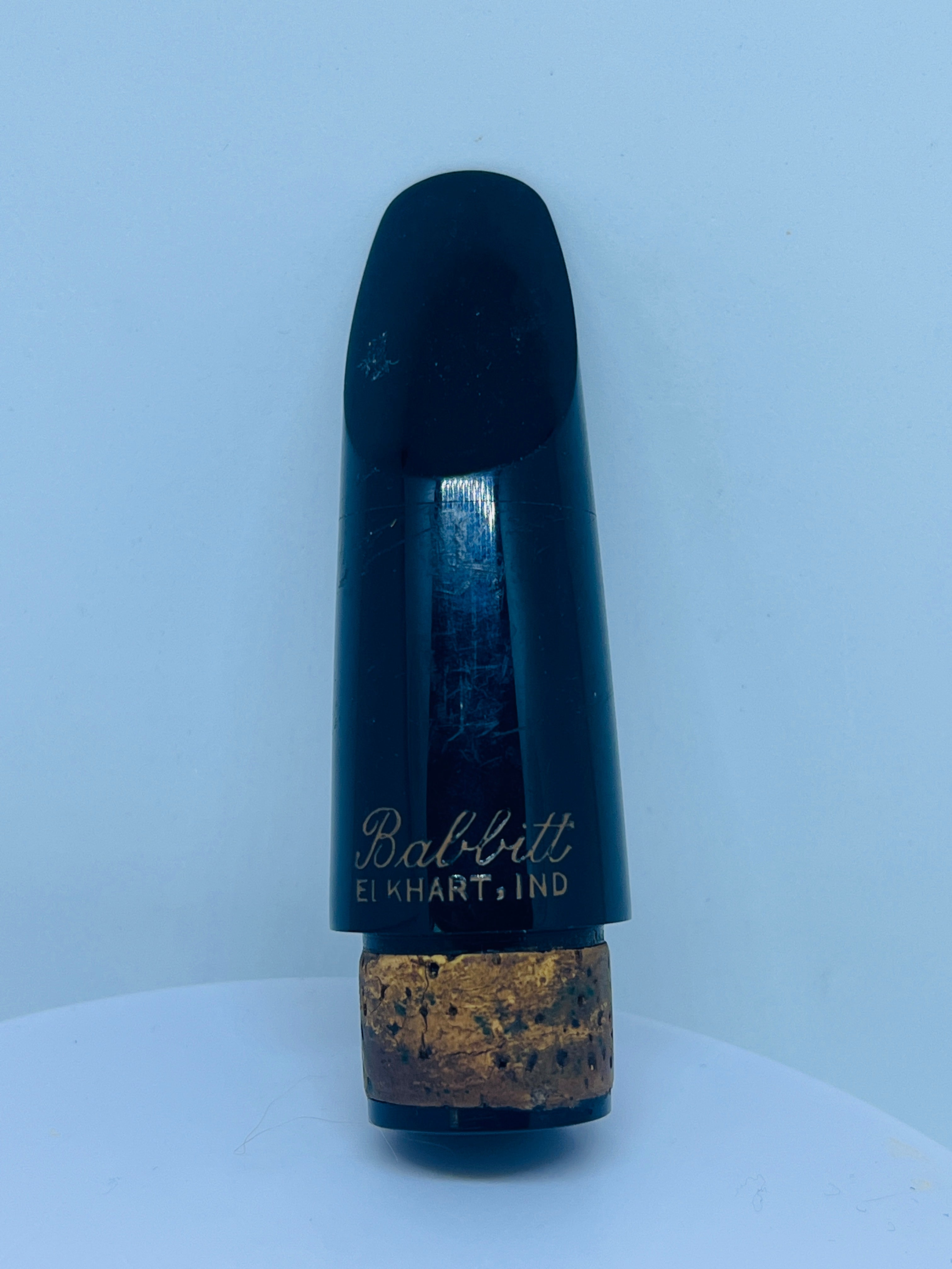 Babbitt Elkhart, IND Bb Clarinet Mouthpiece USED