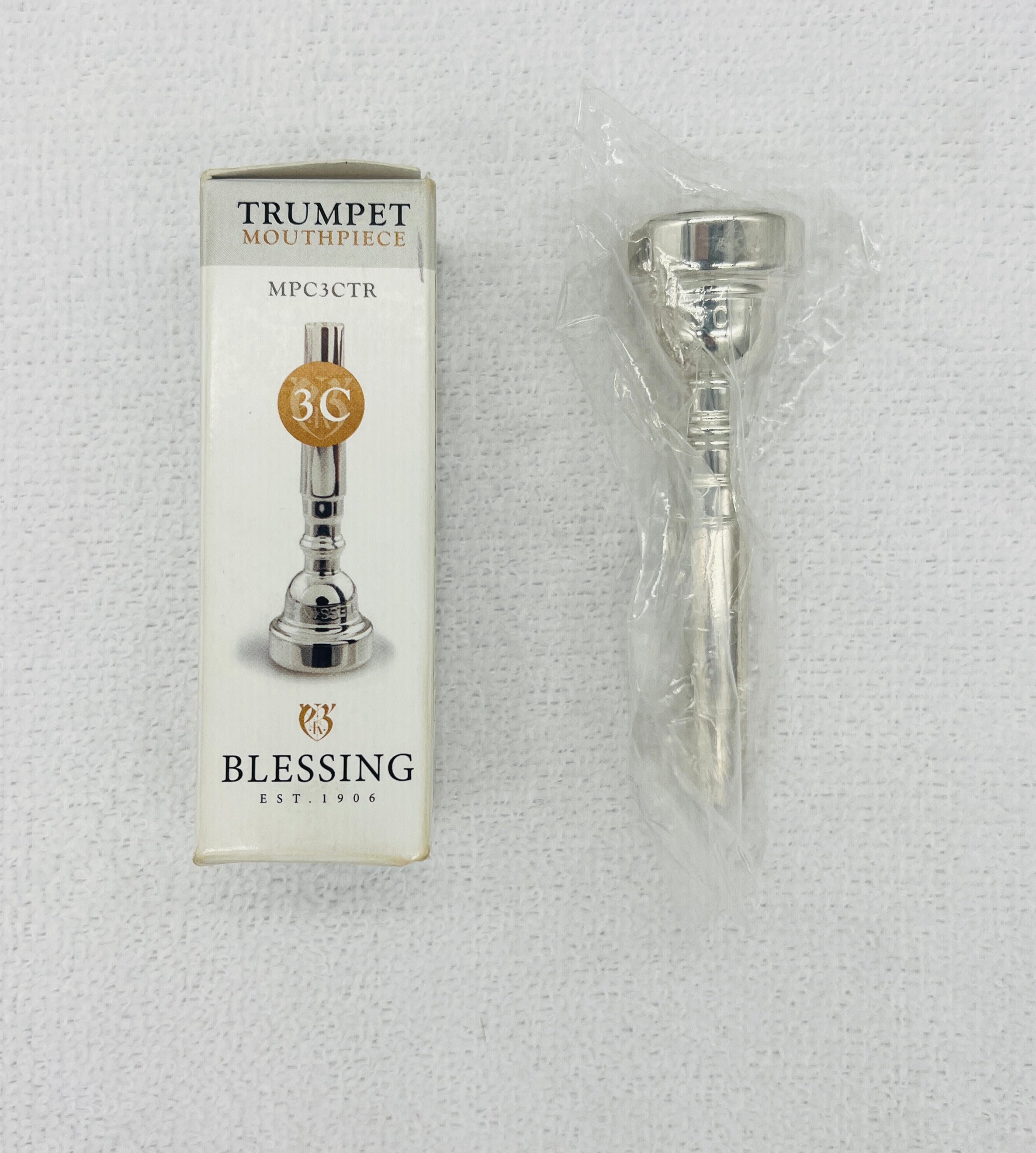 Blessing 3C Trumpet Mouthpiece NEW MPC3CTR EST. 1906