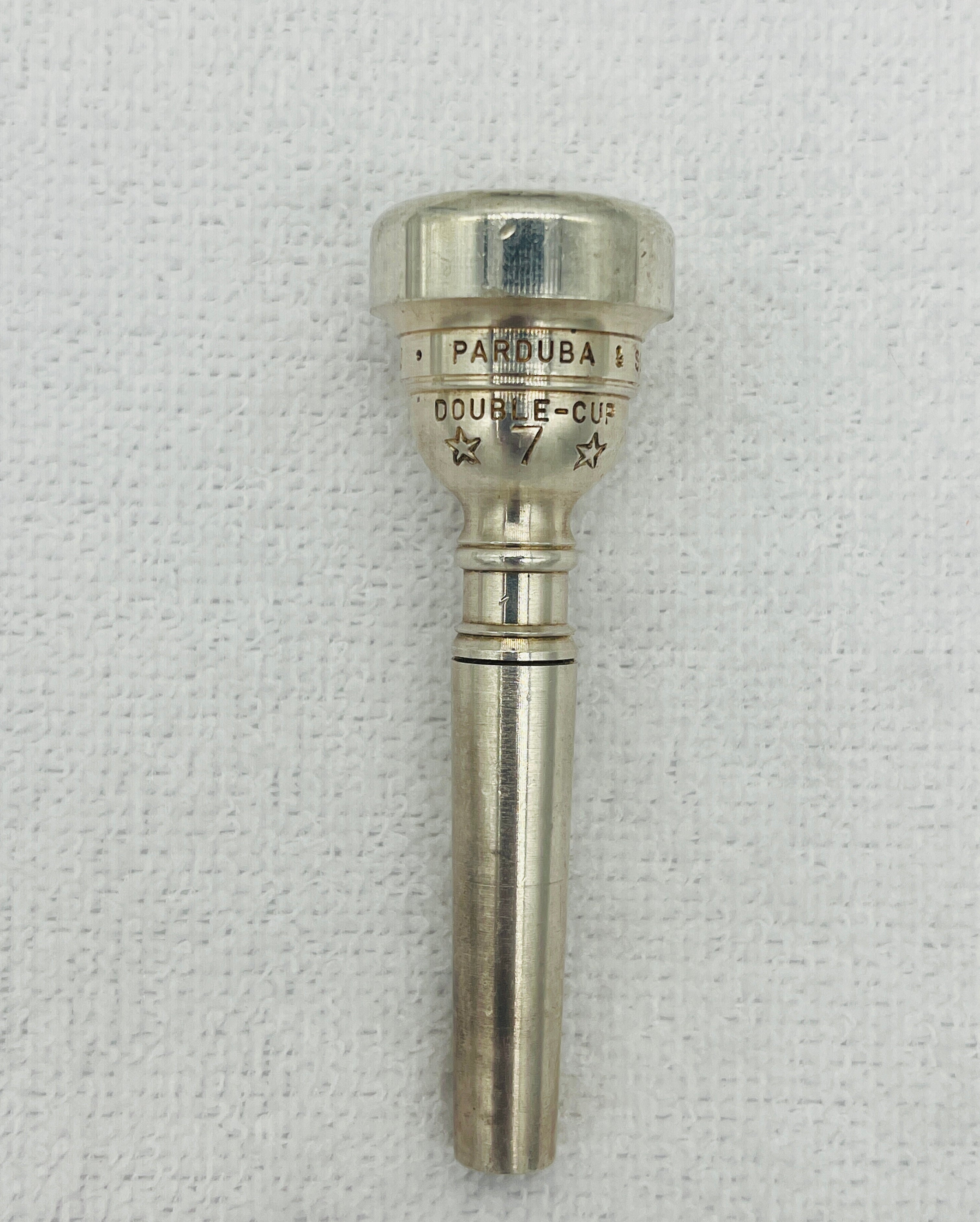 Parduba & Son *7* Double Cup New York Trumpet Mouthpiece Rim Scratches USED