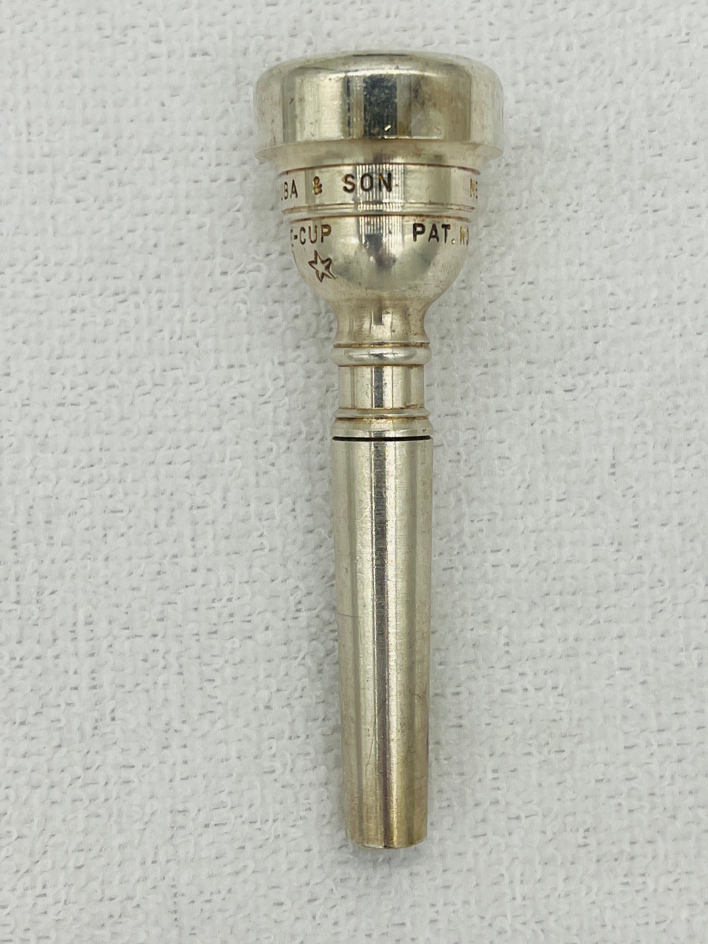 Parduba & Son *7* Double Cup New York Trumpet Mouthpiece Rim Scratches USED