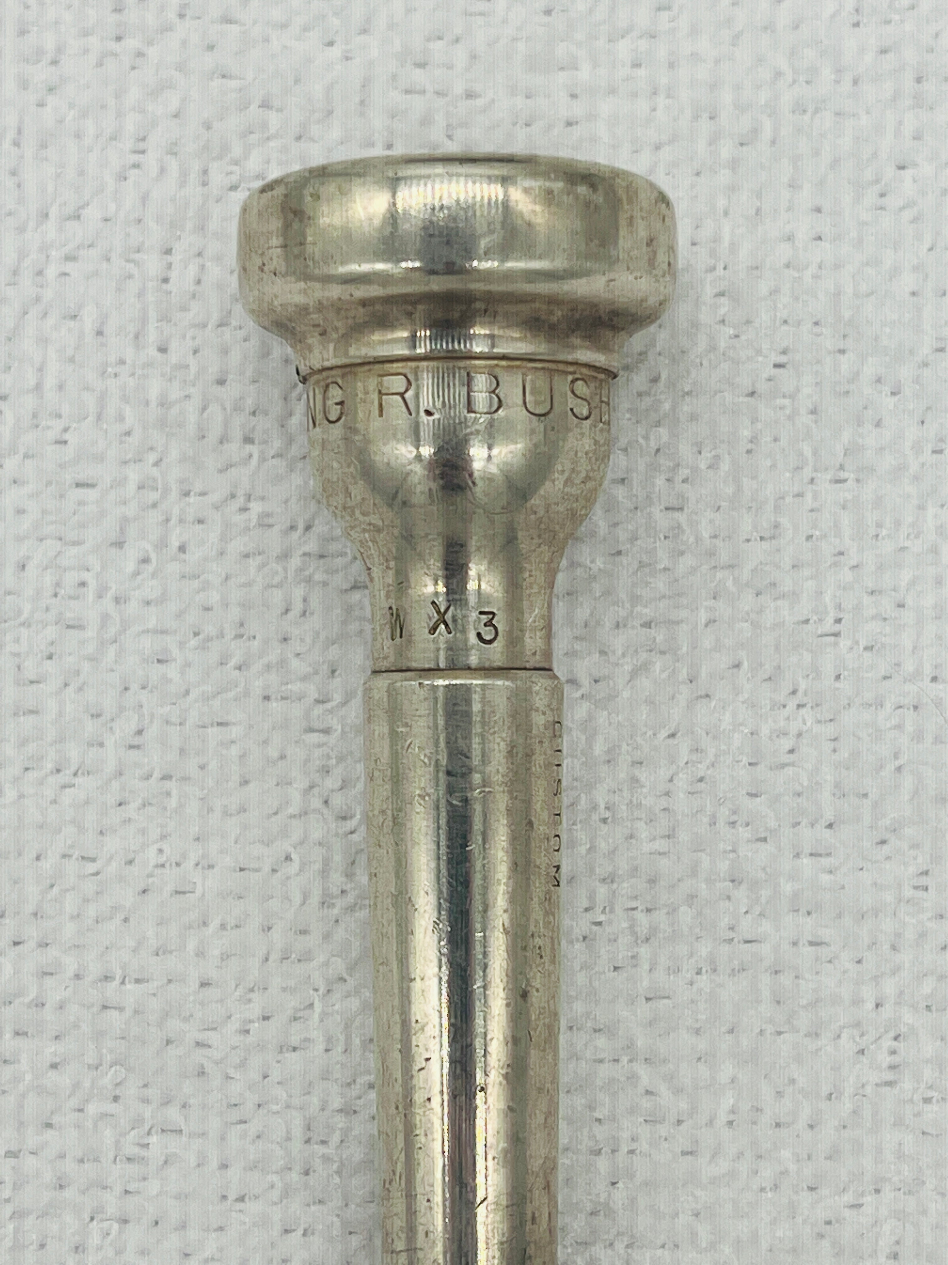 Irving R. BUSH WX3 JRK Custom Trumpet Mouthpiece USED