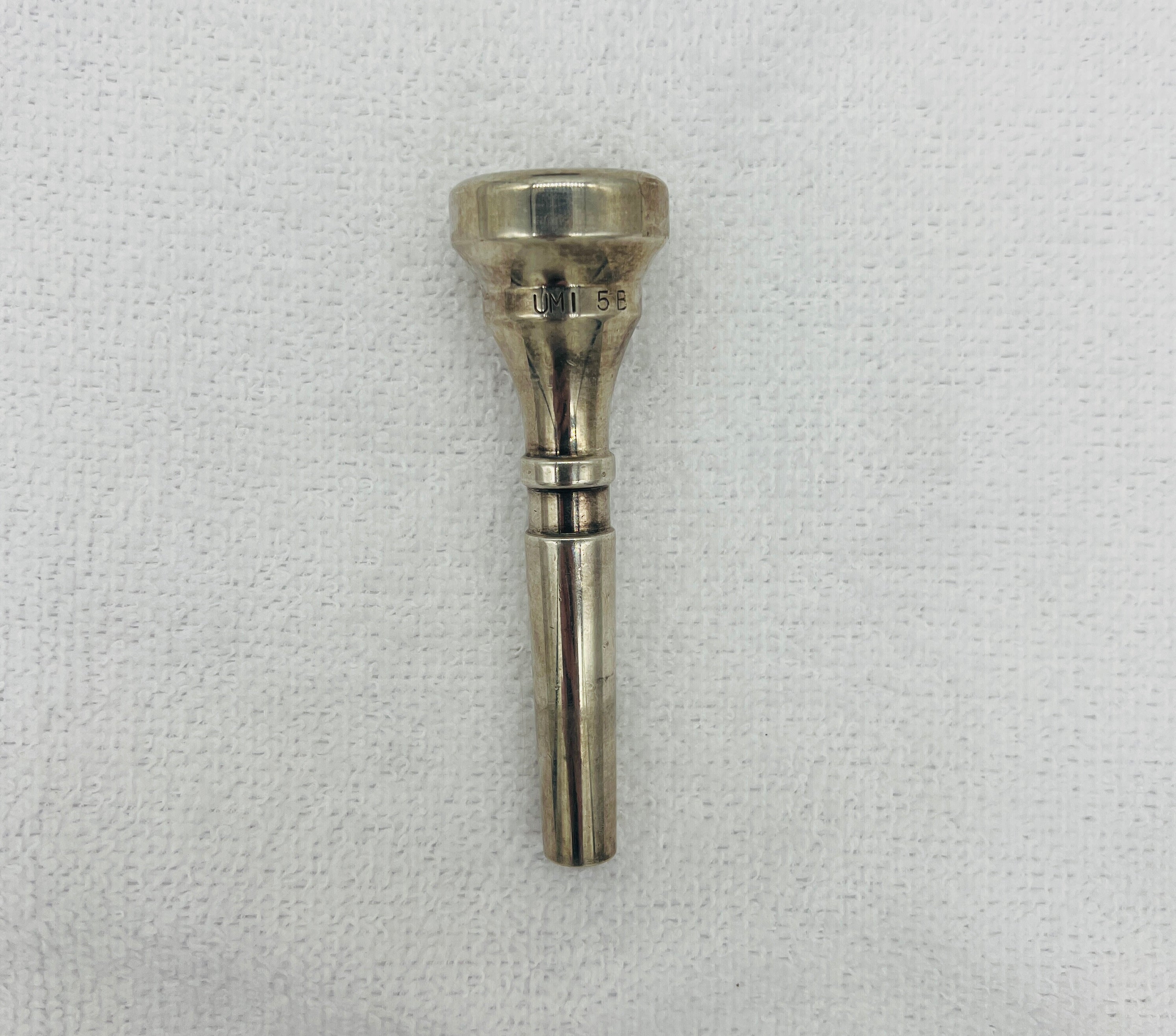 UMI  5B Trumpet Mouthpiece Silver Plated USED