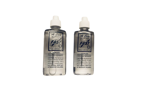 Al Cass Valve Oil FAST Key 2 bottles Trumpet Odorless