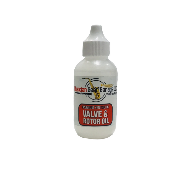 Synthetic Valve Oil & Slide Grease Set 2oz Oil + Tube Brass Trumpet Care